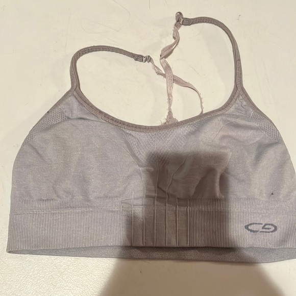 AVIA Sports bra gray size small  with extra Champion C9 sports bra set of 2 - Picture 1 of 12